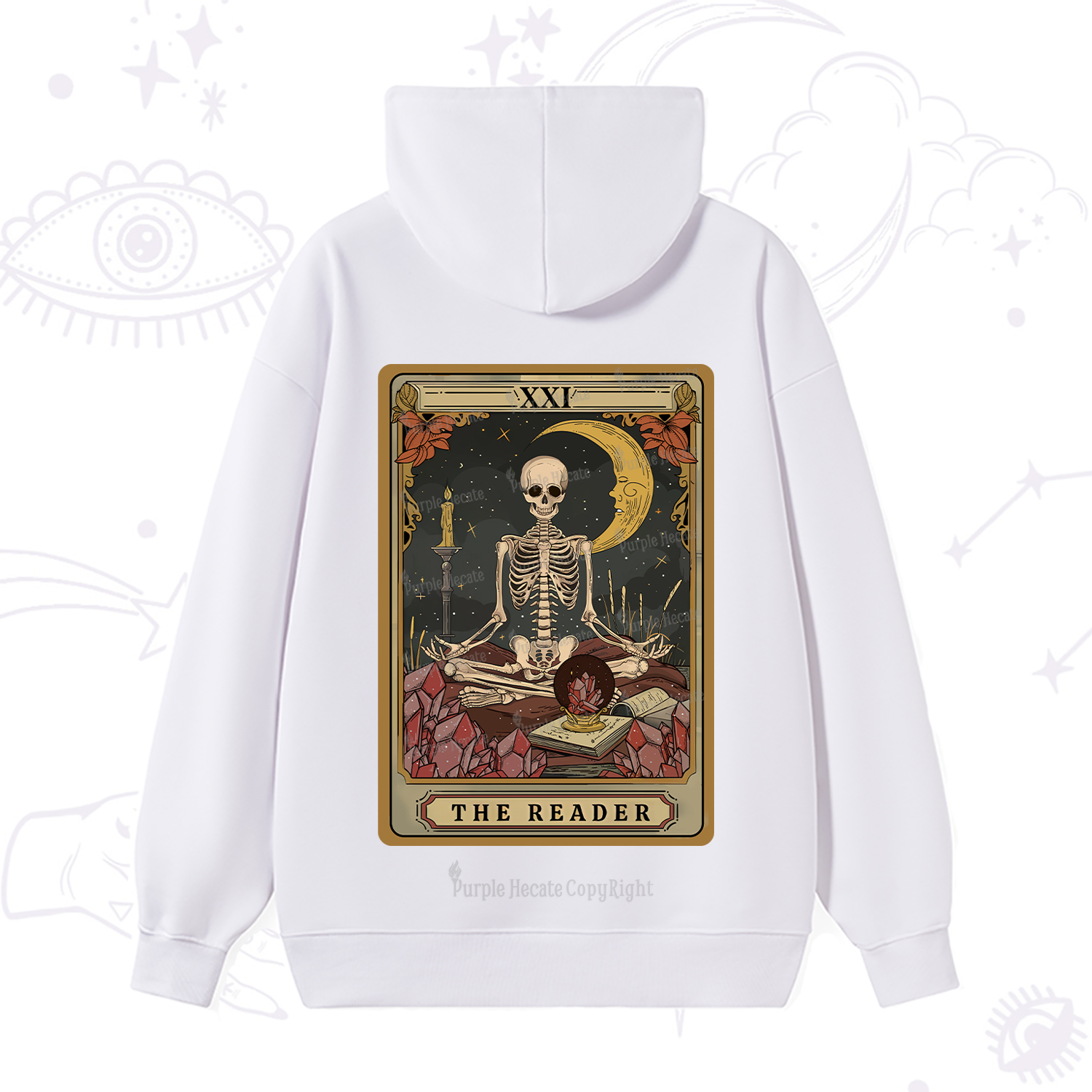 Purplehecate The Reader Tarot Hoodie