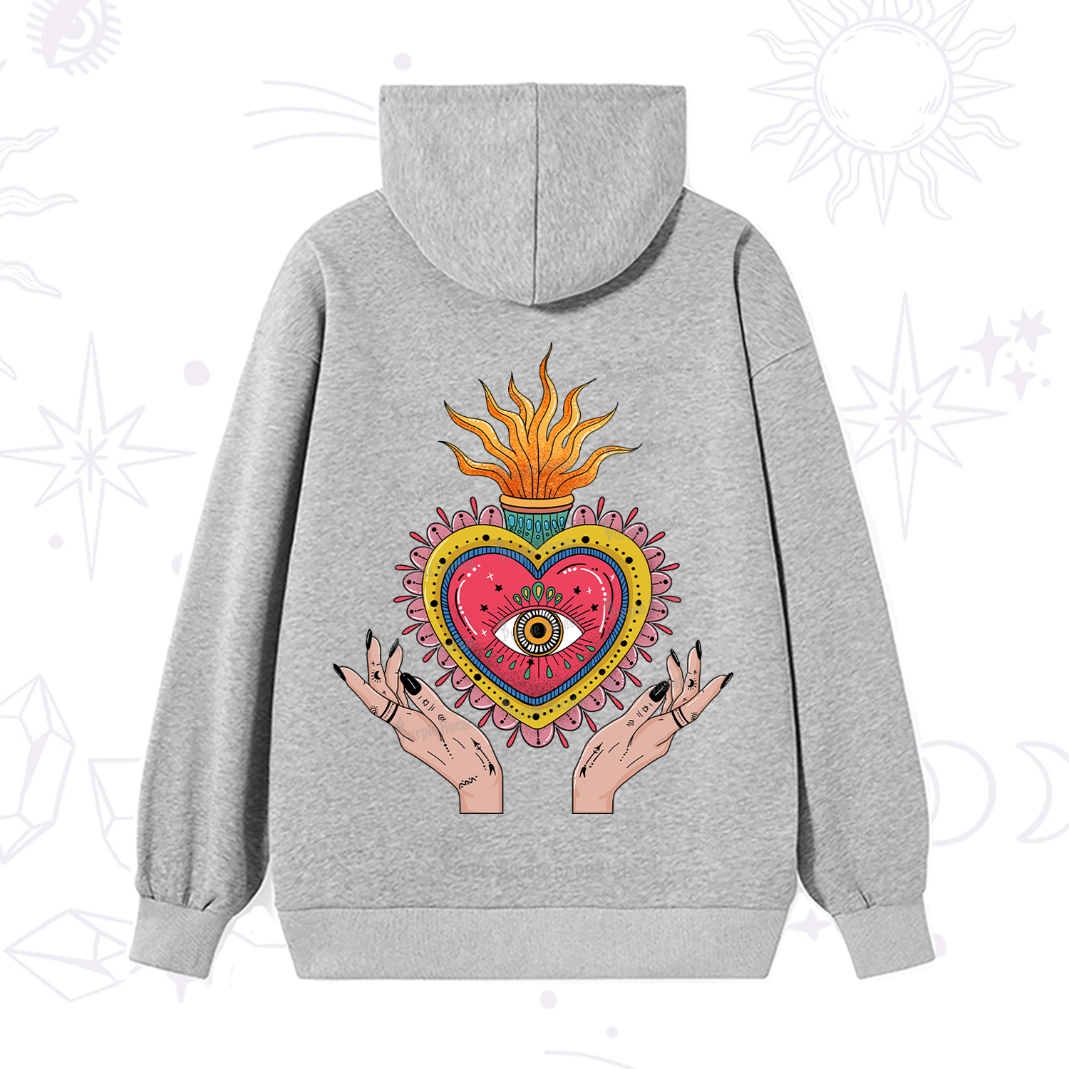 Purplehecate The Fiery Eye Hoodie
