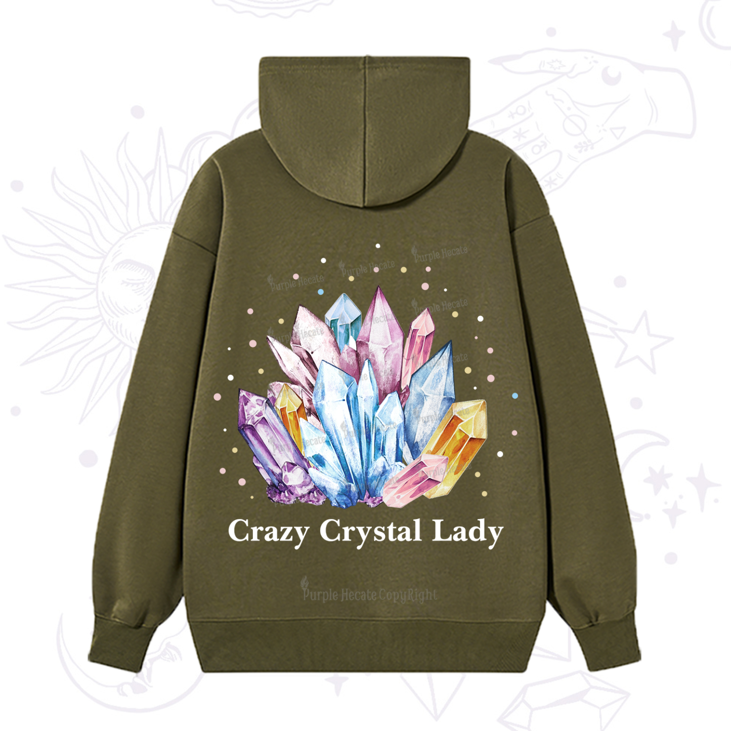 Purplehecate Crazy Crystal Hoodie