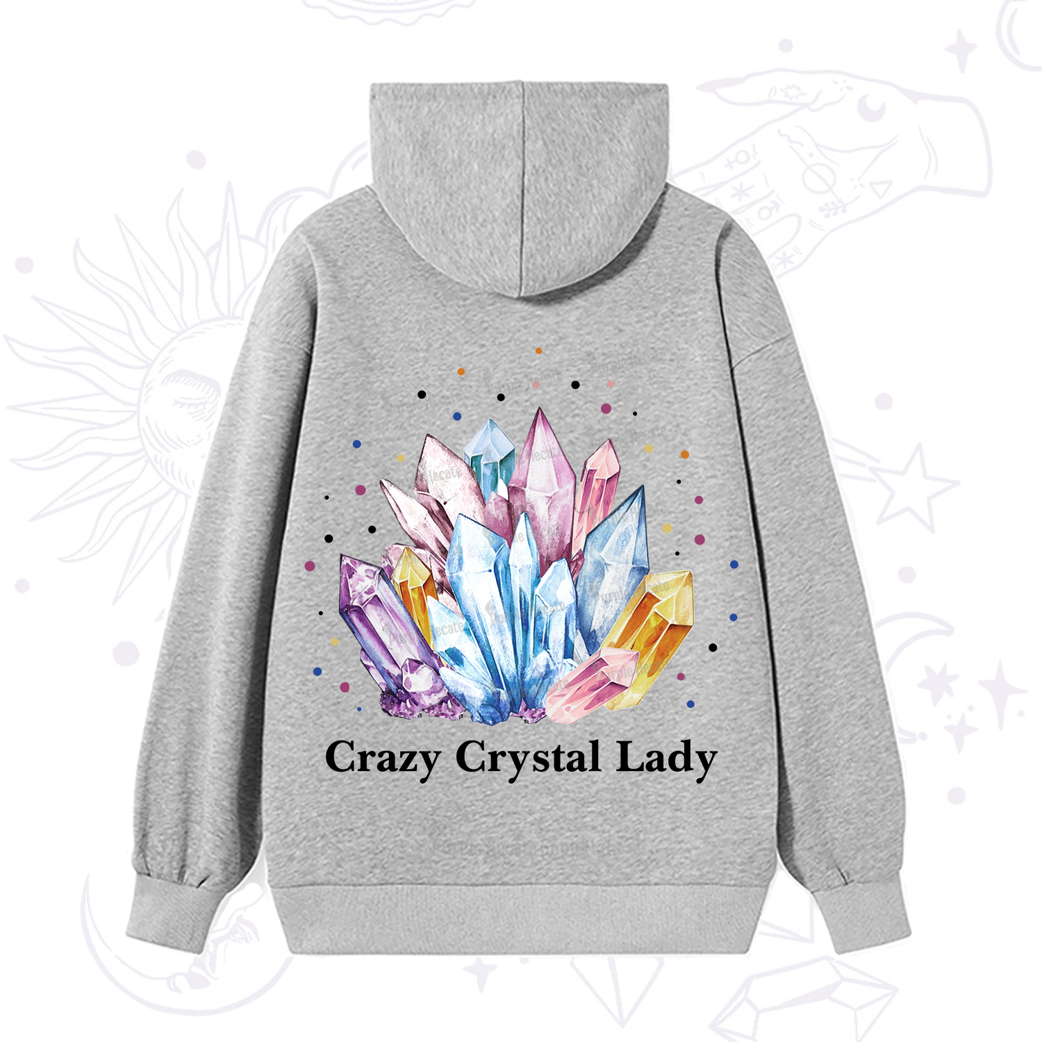 Purplehecate Crazy Crystal Hoodie