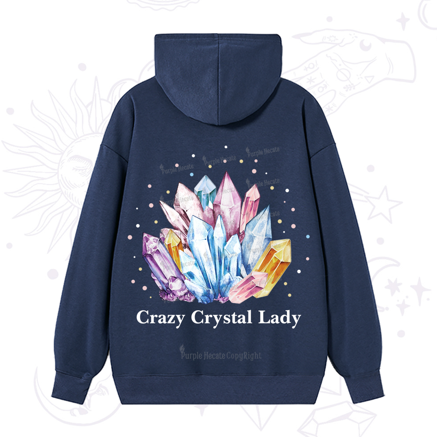 Purplehecate Crazy Crystal Hoodie