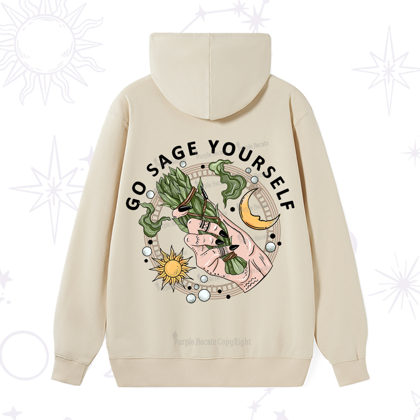 Purplehecate Go Sage Yourself Hoodie