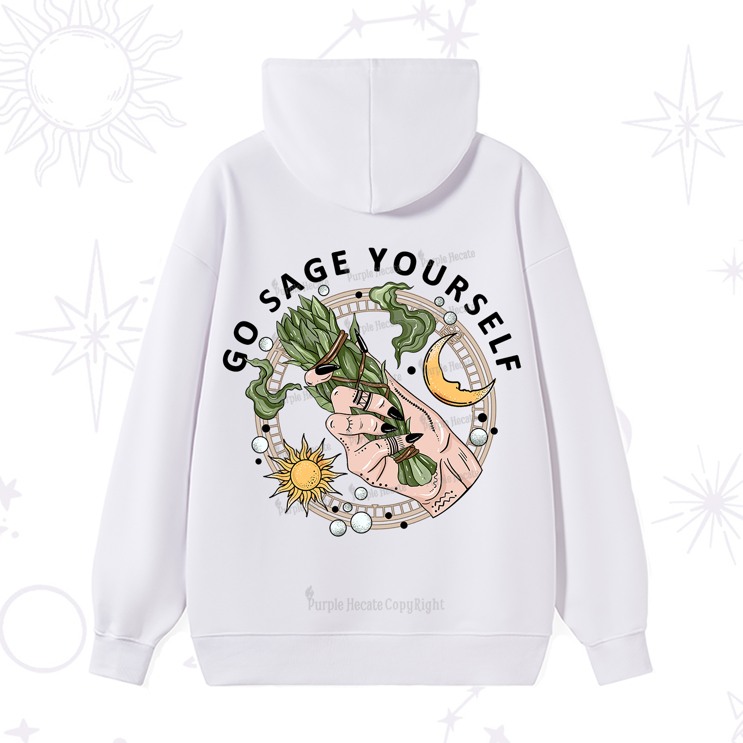 Purplehecate Go Sage Yourself Hoodie