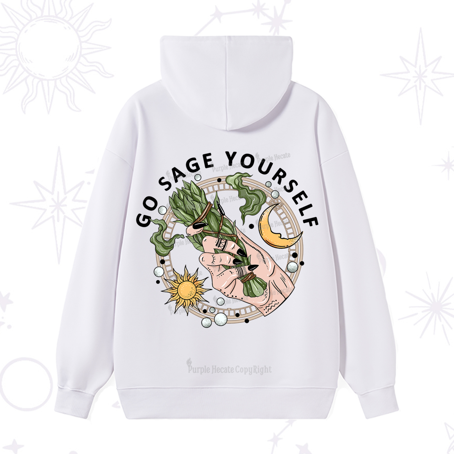 Purplehecate Go Sage Yourself Hoodie
