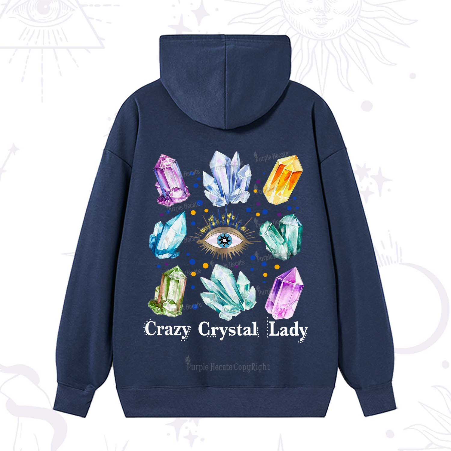 Purplehecate Crysral Lady Hoodie