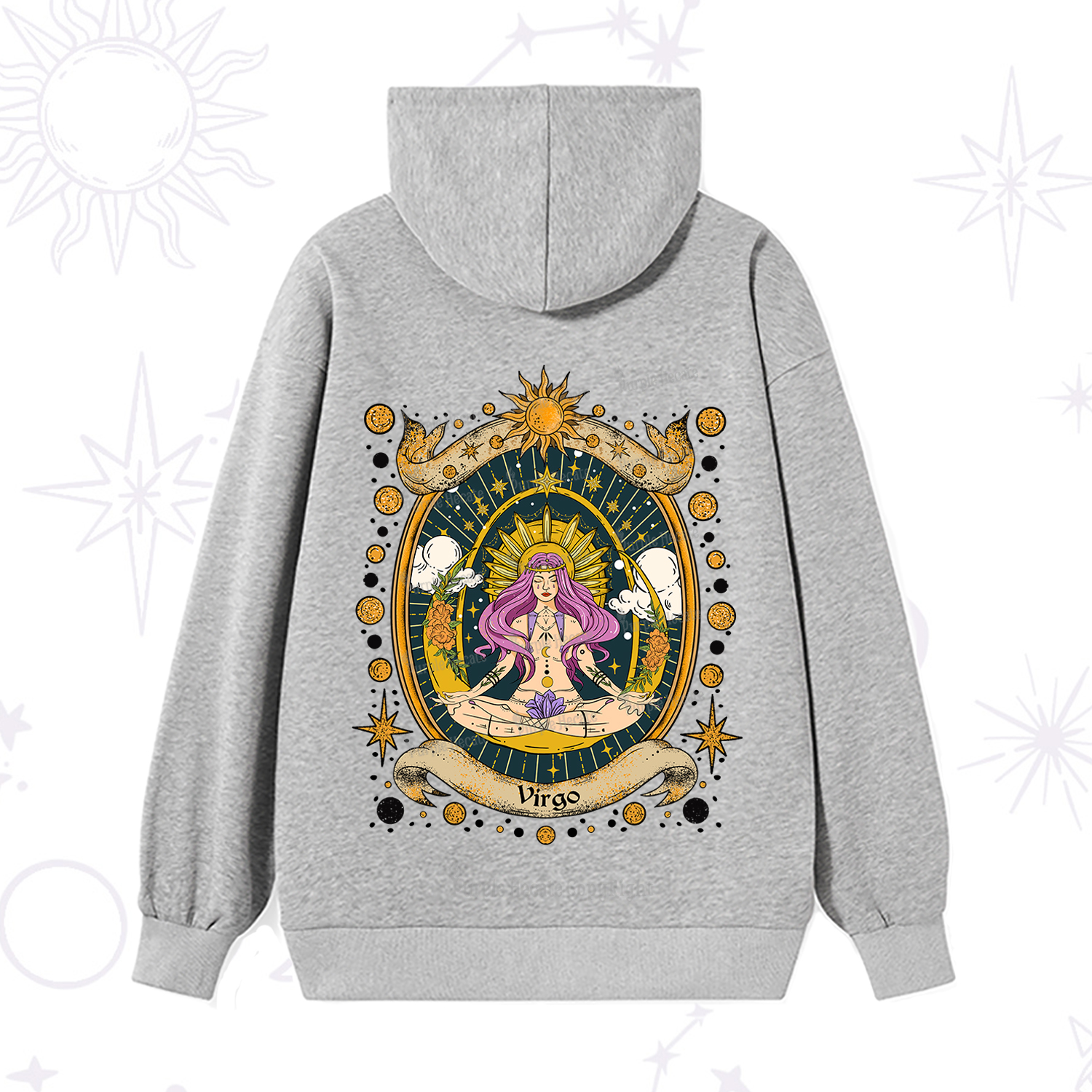 Purplehecate Virgo Radiance Zodiac Hoodie
