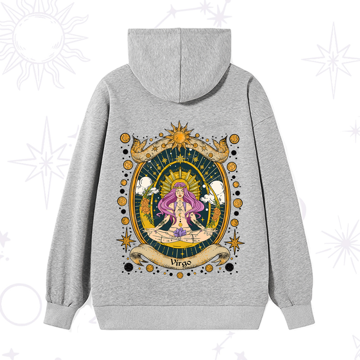 Purplehecate Virgo Radiance Zodiac Hoodie