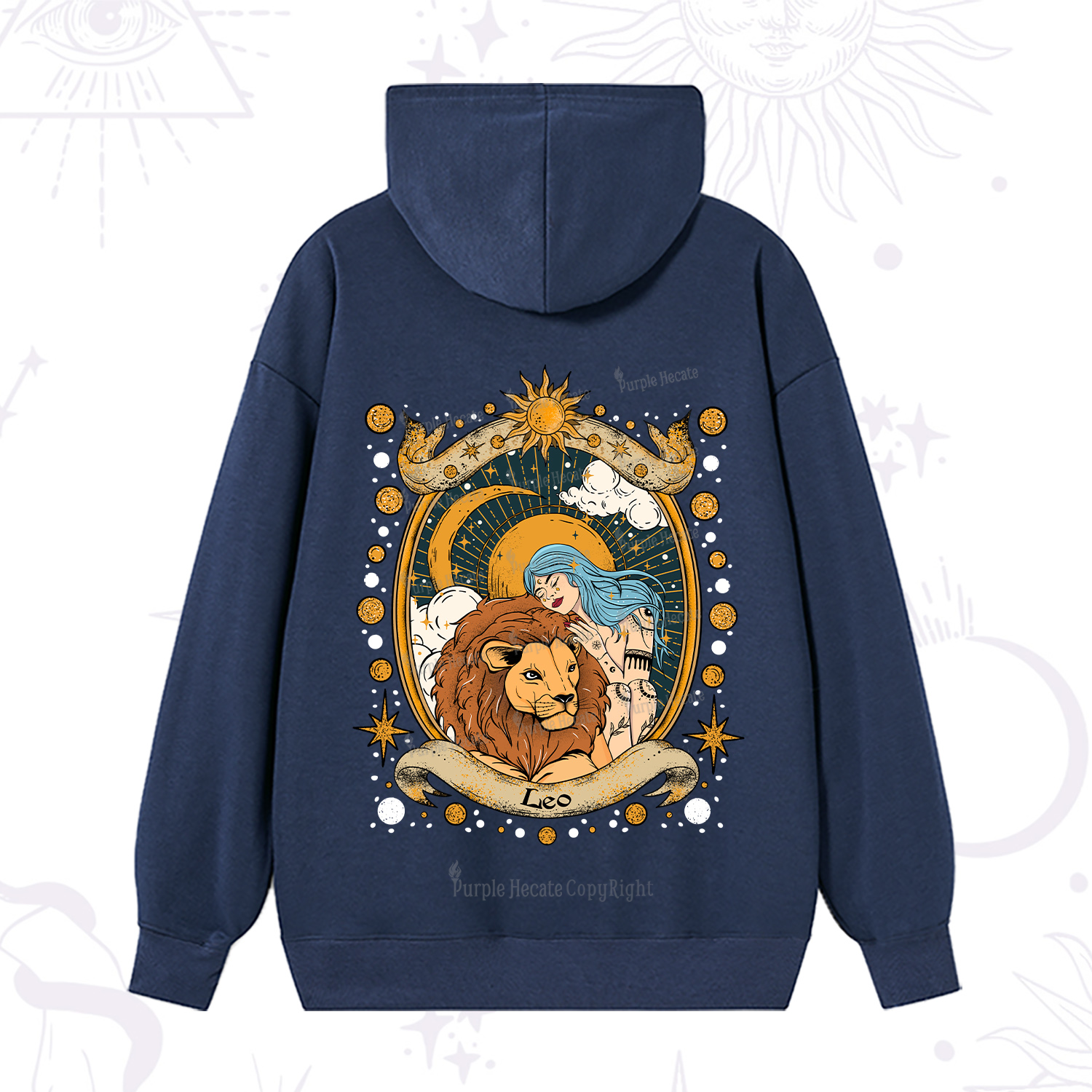 Purplehecate Leo Radiance Zodiac Hoodie
