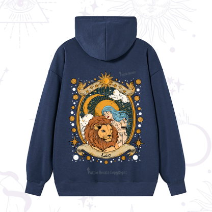 Purplehecate Leo Radiance Zodiac Hoodie