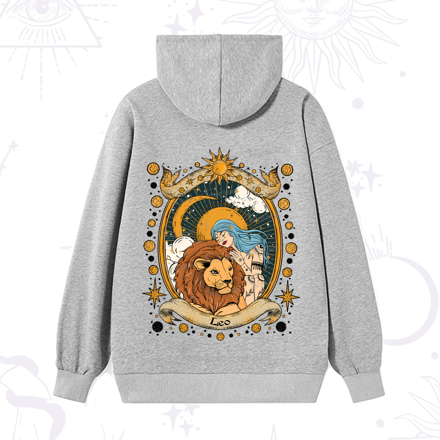Purplehecate Leo Radiance Zodiac Hoodie