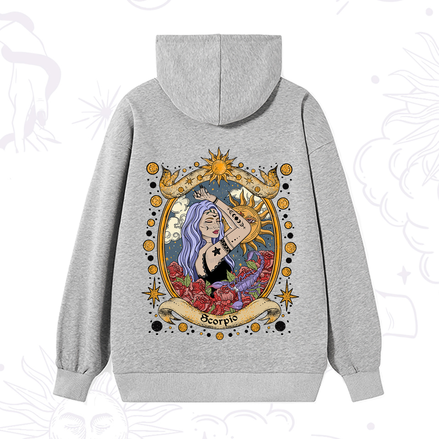 Purplehecate Scorpio Radiance Zodiac Hoodie