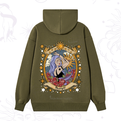 Purplehecate Scorpio Radiance Zodiac Hoodie