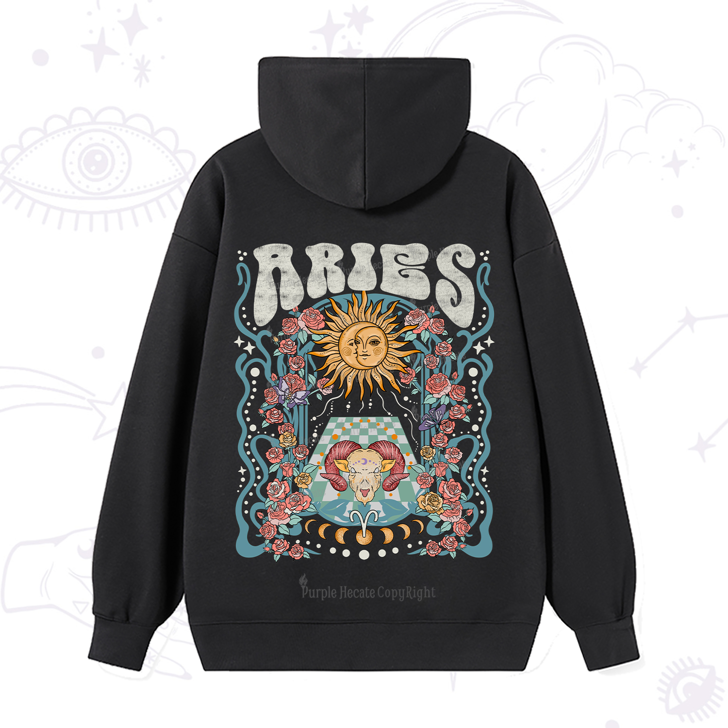 Purplehecate Aries Spirit Zodiac Hoodie