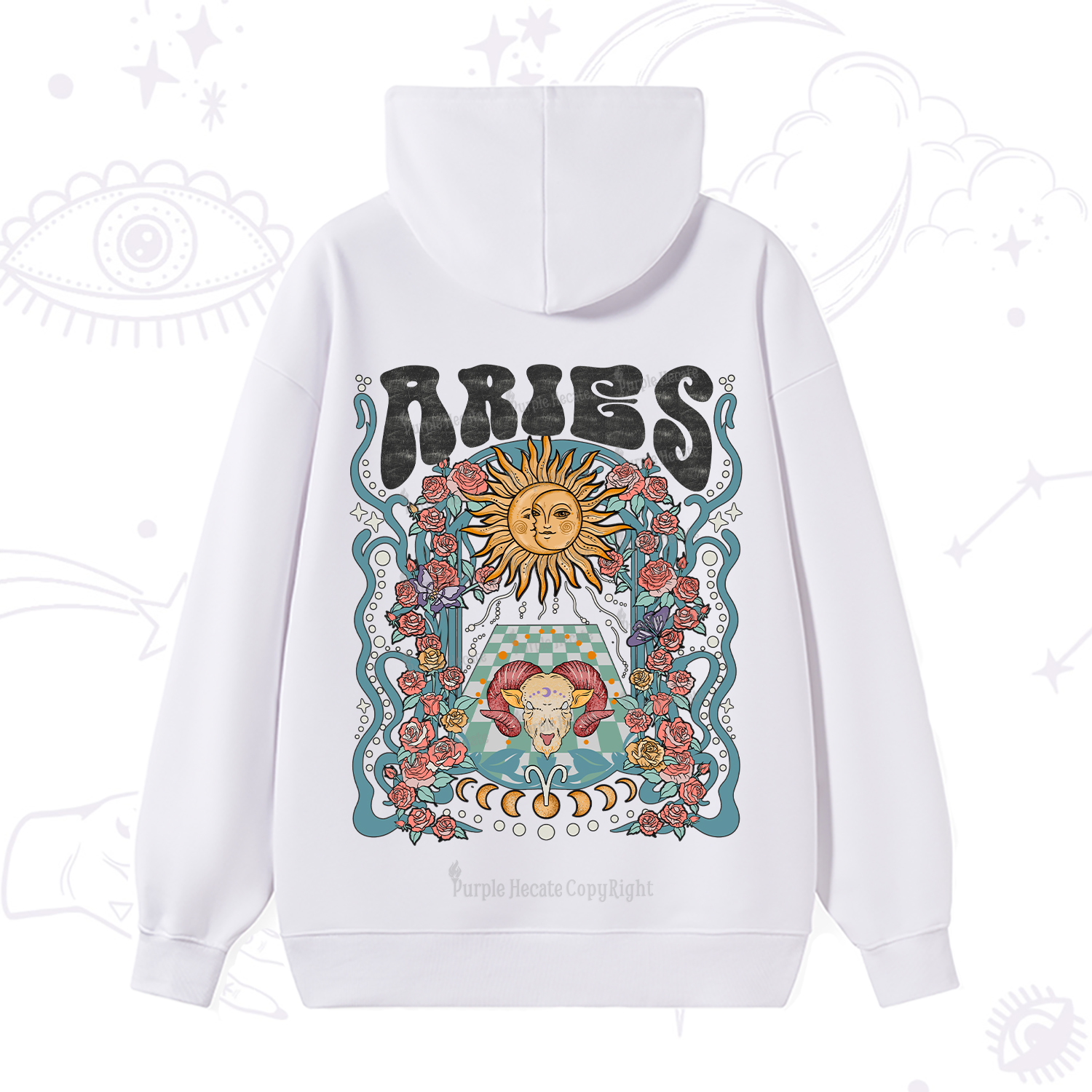 Purplehecate Aries Spirit Zodiac Hoodie