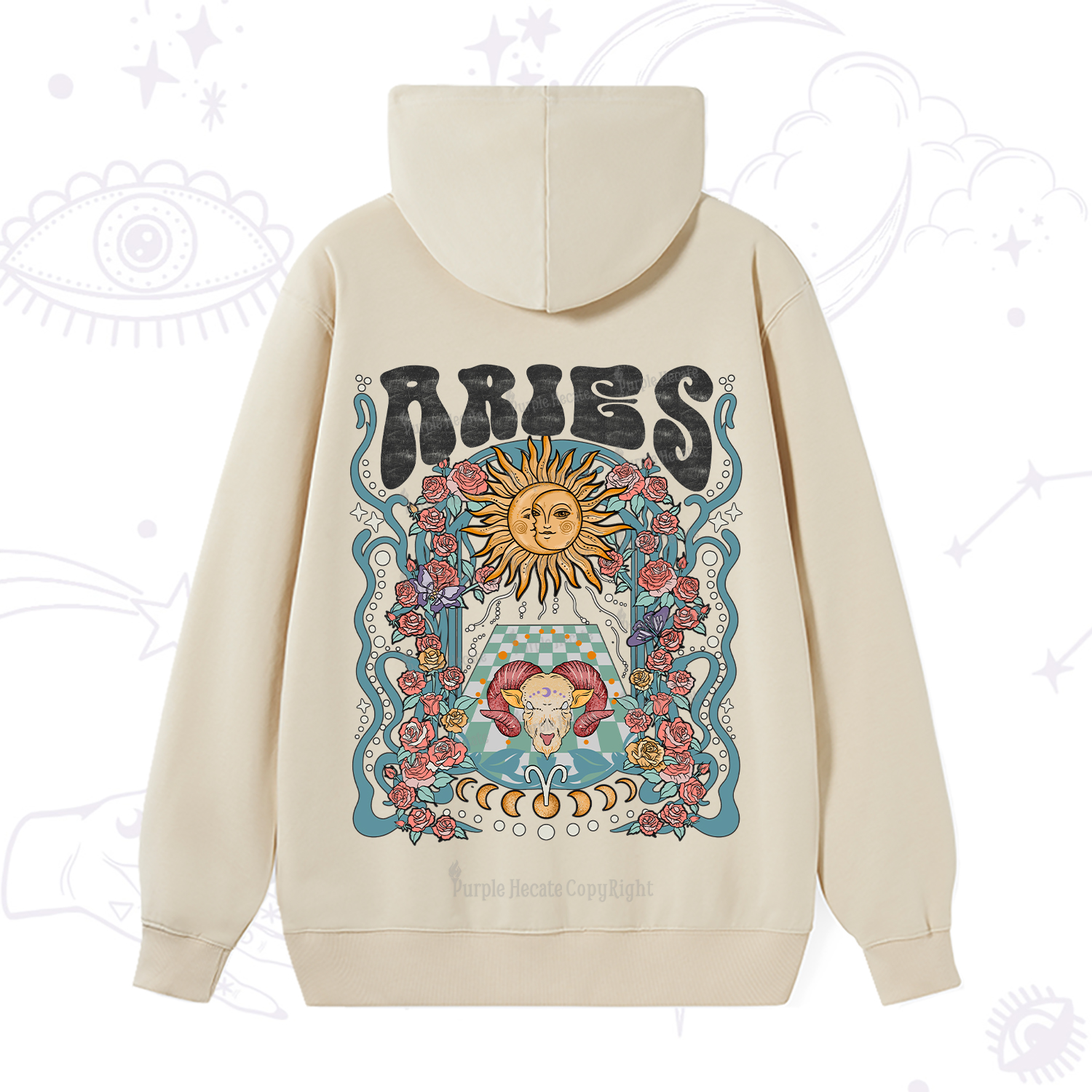 Purplehecate Aries Spirit Zodiac Hoodie