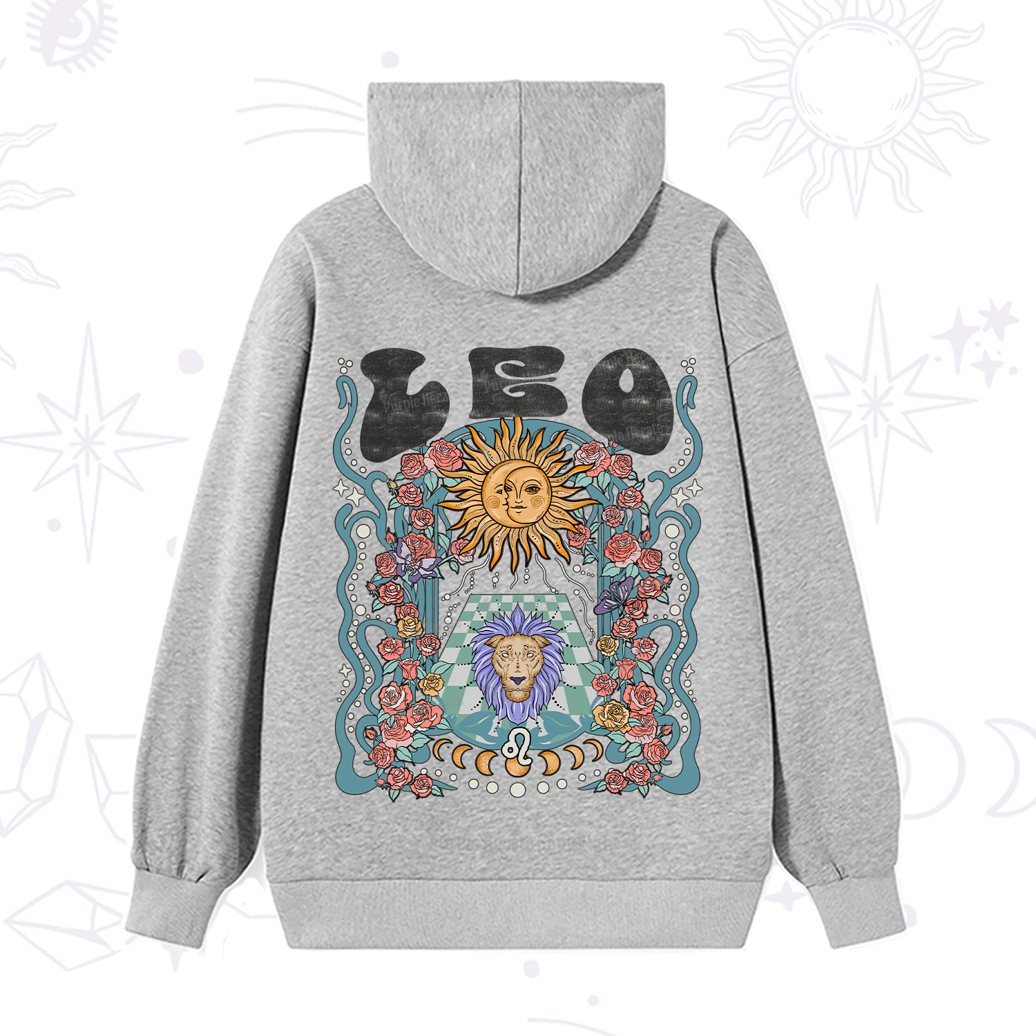 Purplehecate Leo Spirit Zodiac Hoodie
