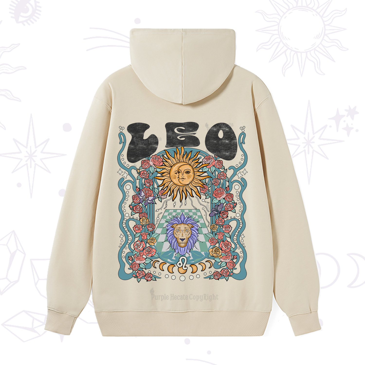 Purplehecate Leo Spirit Zodiac Hoodie