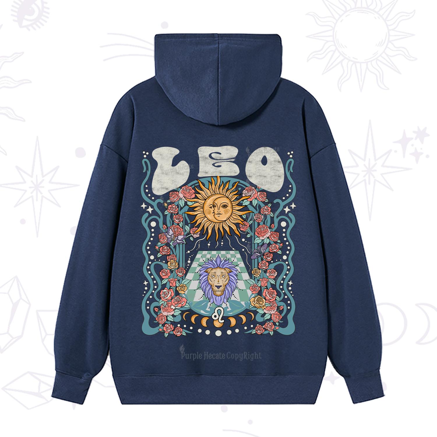 Purplehecate Leo Spirit Zodiac Hoodie