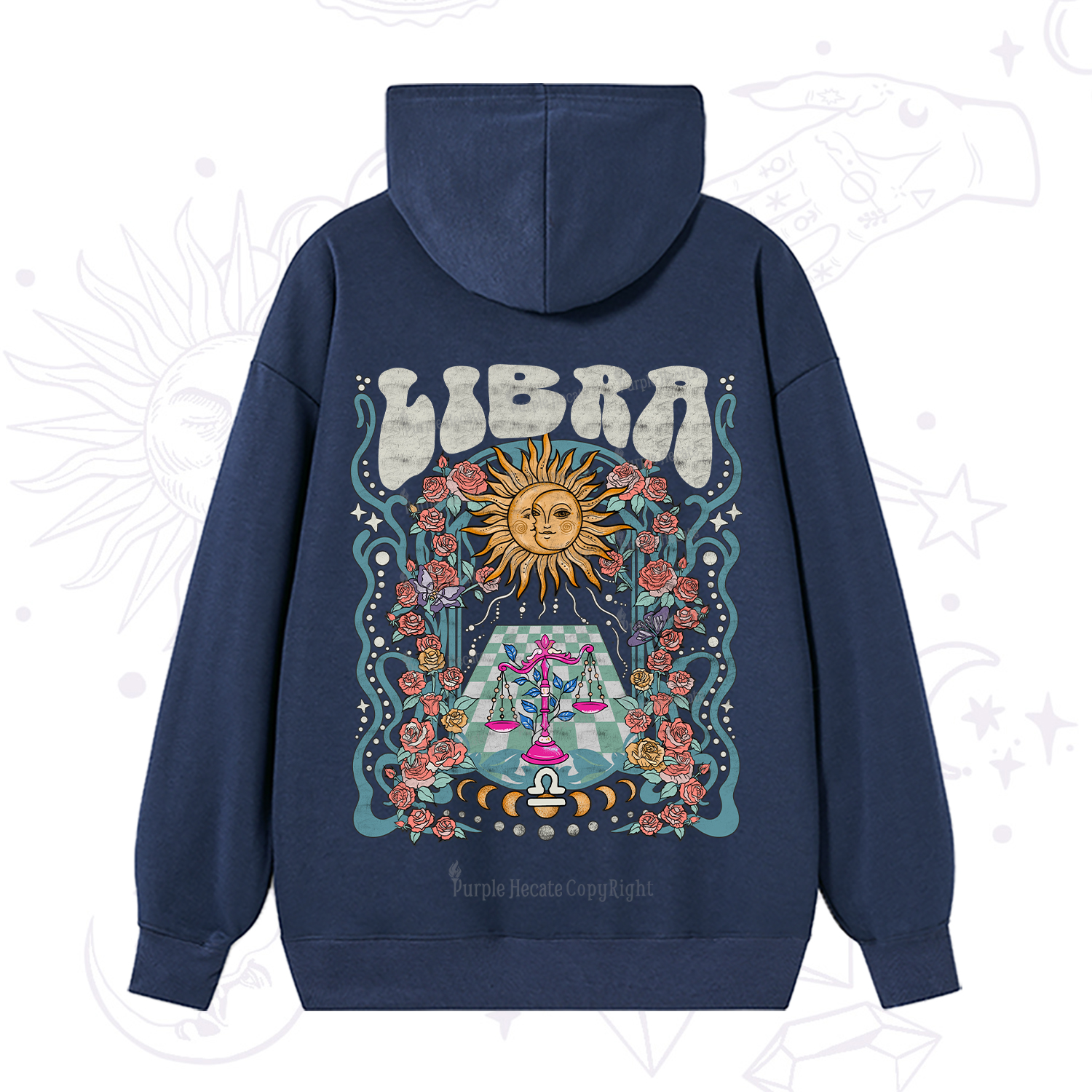 Purplehecate Libra Spirit Zodiac Hoodie