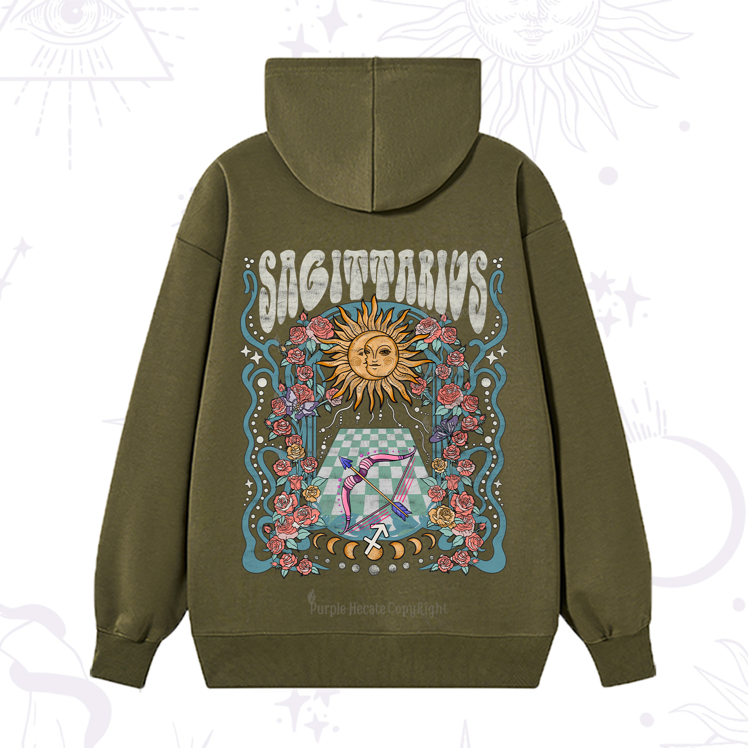 Purplehecate Sagittarius Spirit Zodiac Hoodie