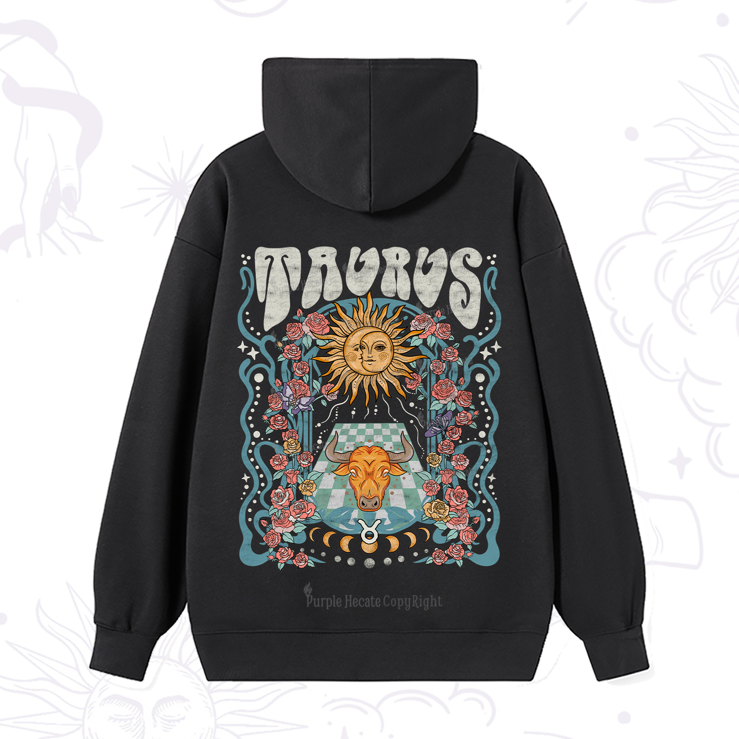 Purplehecate Taurus Spirit Zodiac Hoodie