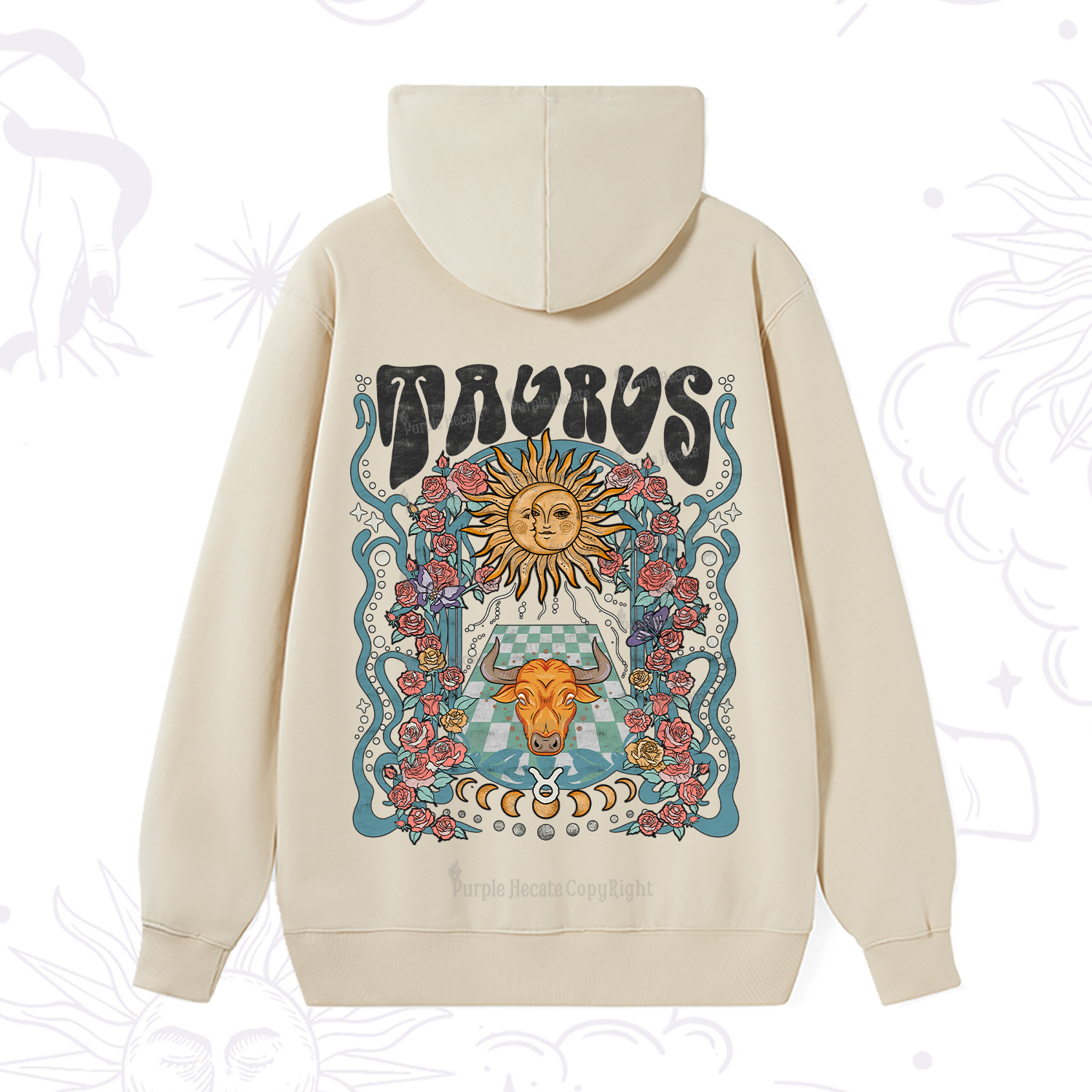 Purplehecate Taurus Spirit Zodiac Hoodie