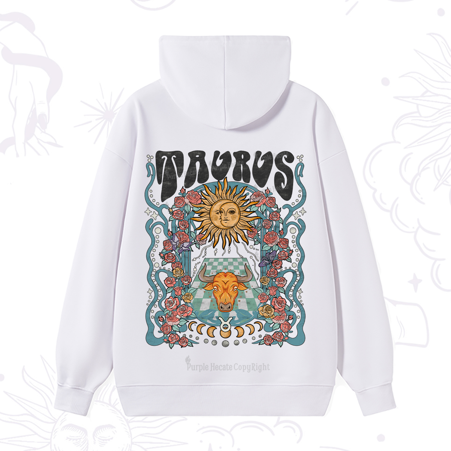 Purplehecate Taurus Spirit Zodiac Hoodie