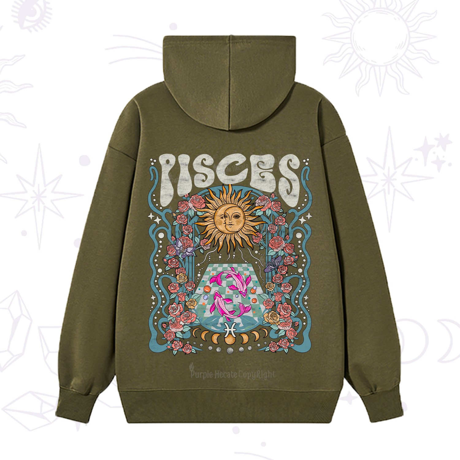 Purplehecate Pisces Spirit Zodiac Hoodie