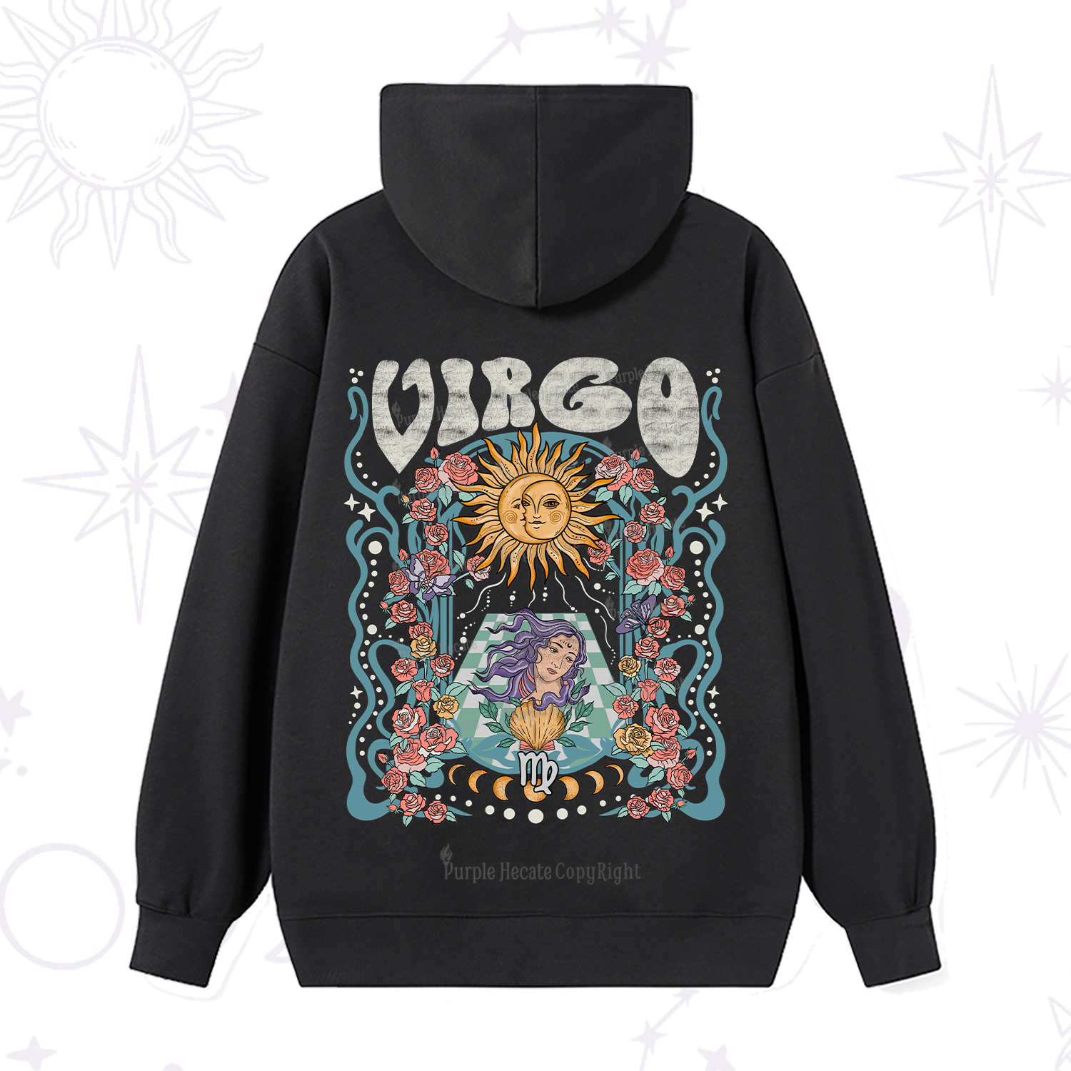 Purplehecate Virgo Spirit Zodiac Hoodie