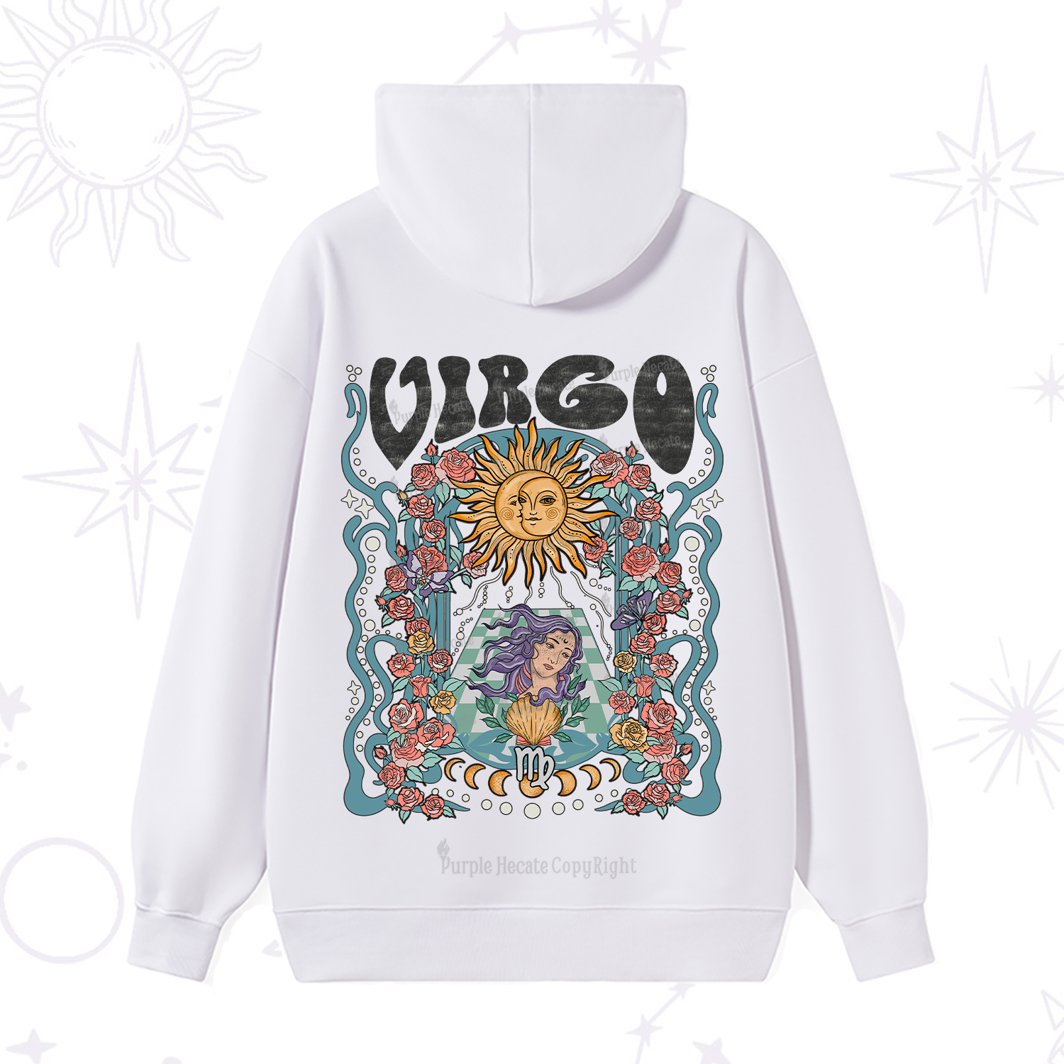 Purplehecate Virgo Spirit Zodiac Hoodie