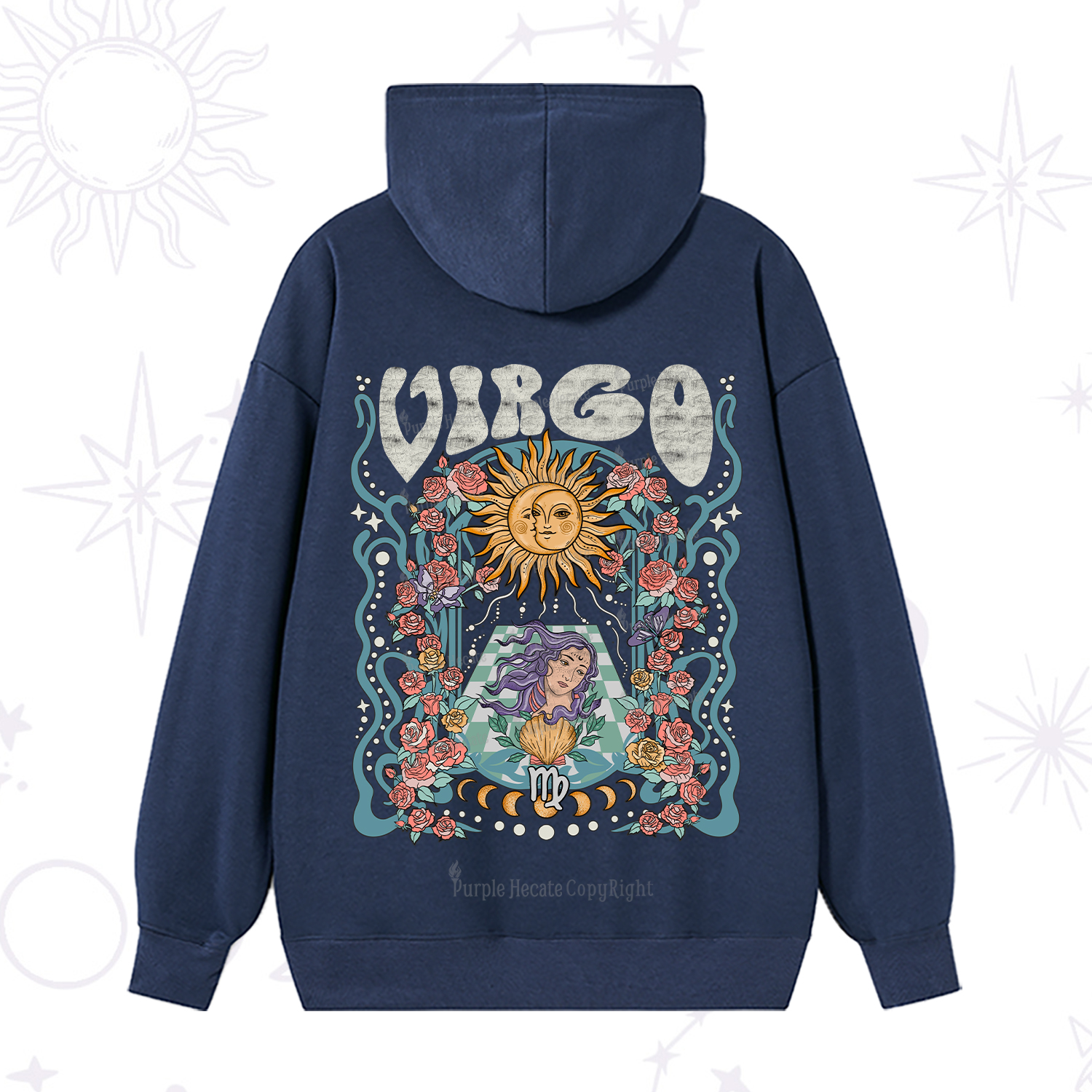 Purplehecate Virgo Spirit Zodiac Hoodie