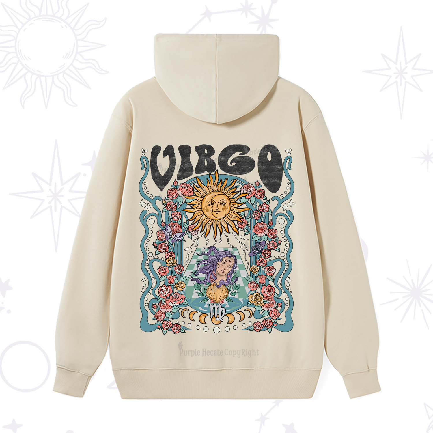 Purplehecate Virgo Spirit Zodiac Hoodie