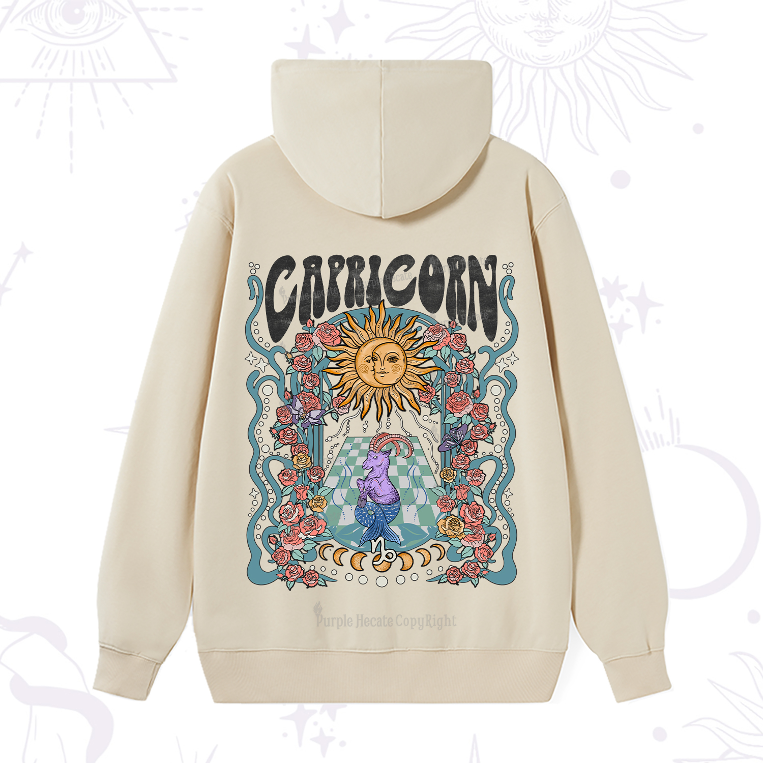 Purplehecate Capricorn Spirit Zodiac Hoodie