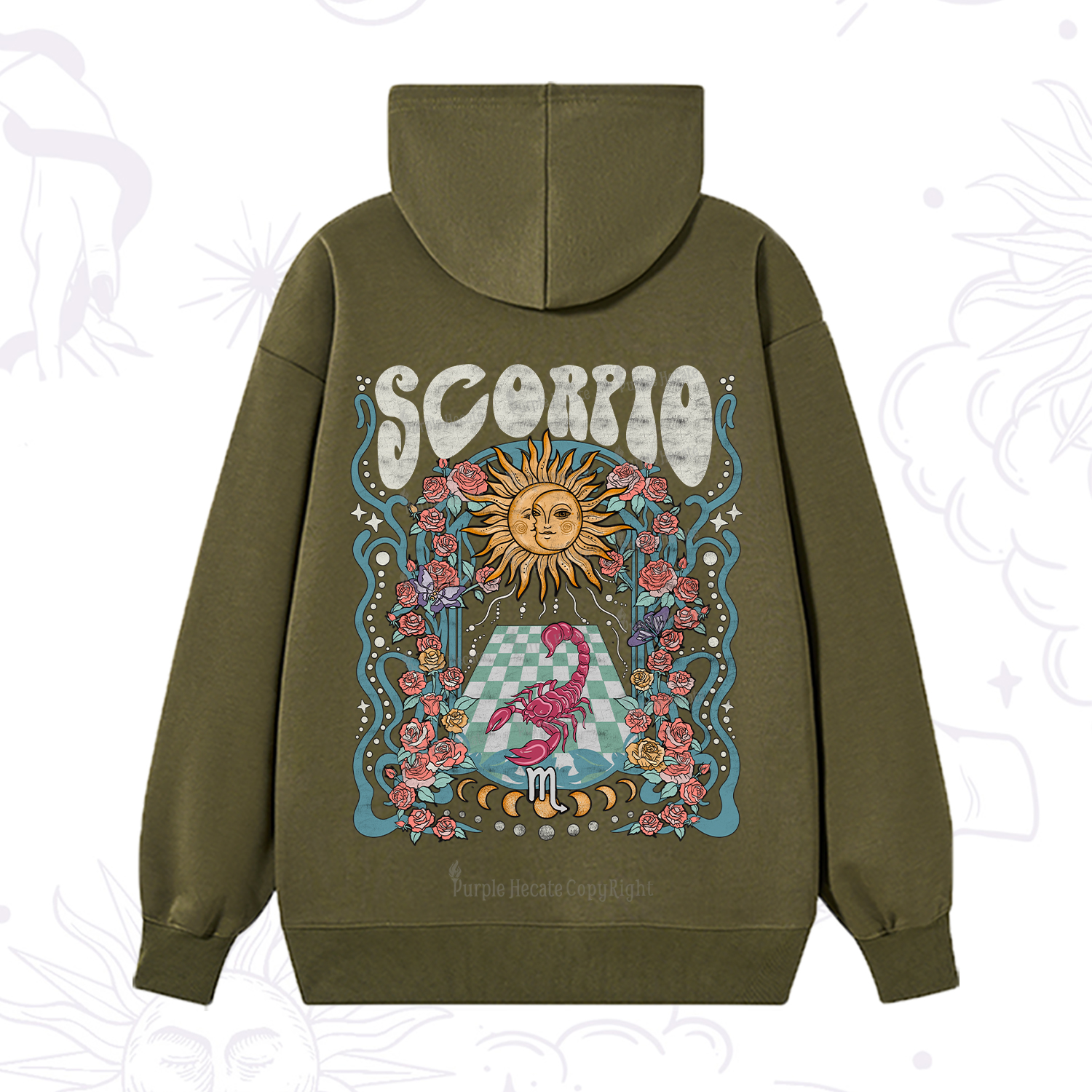 Purplehecate Scorpio Spirit Zodiac Hoodie