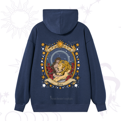 Purplehecate Celestial Leo Zodiac Hoodie