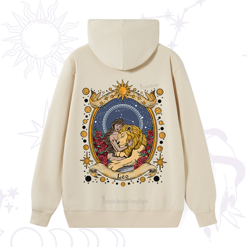 Purplehecate Celestial Leo Zodiac Hoodie