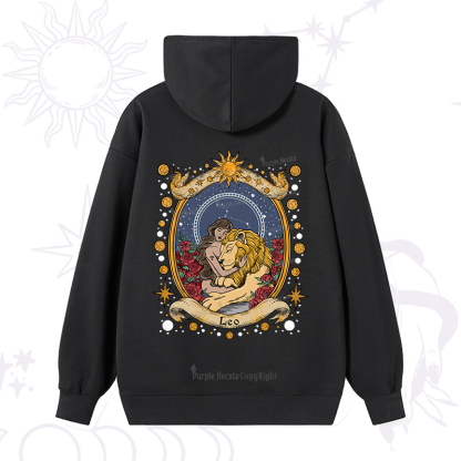 Purplehecate Celestial Leo Zodiac Hoodie