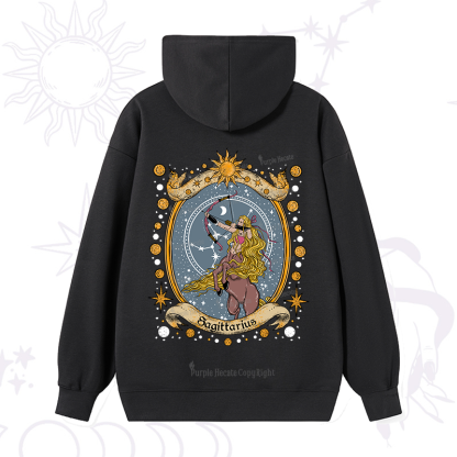 Purplehecate Celestial Sagittarius Zodiac Hoodie