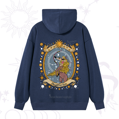 Purplehecate Celestial Sagittarius Zodiac Hoodie