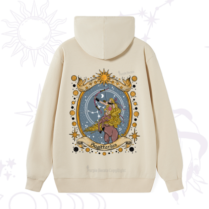 Purplehecate Celestial Sagittarius Zodiac Hoodie