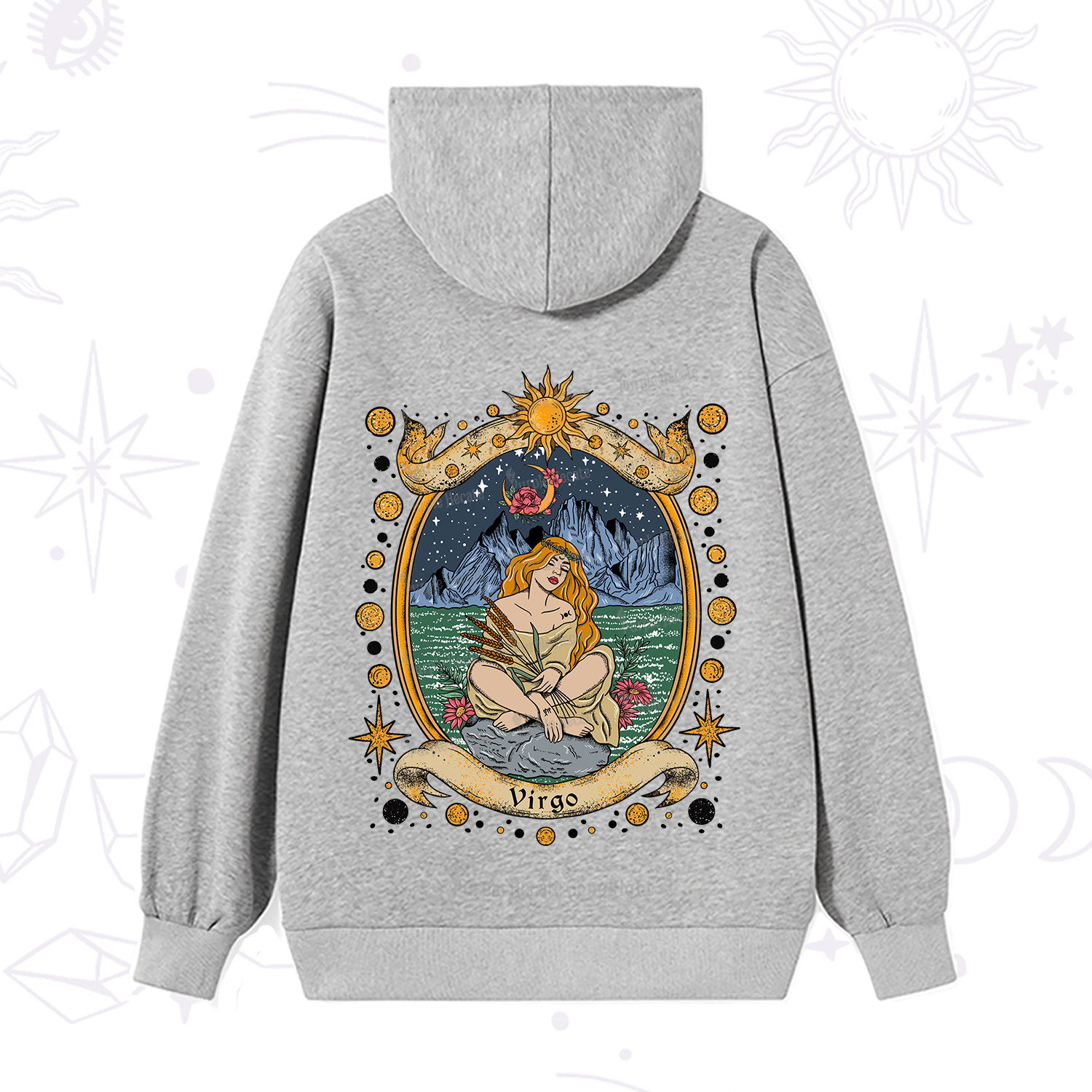 Purplehecate Celestial Virgo Zodiac Hoodie