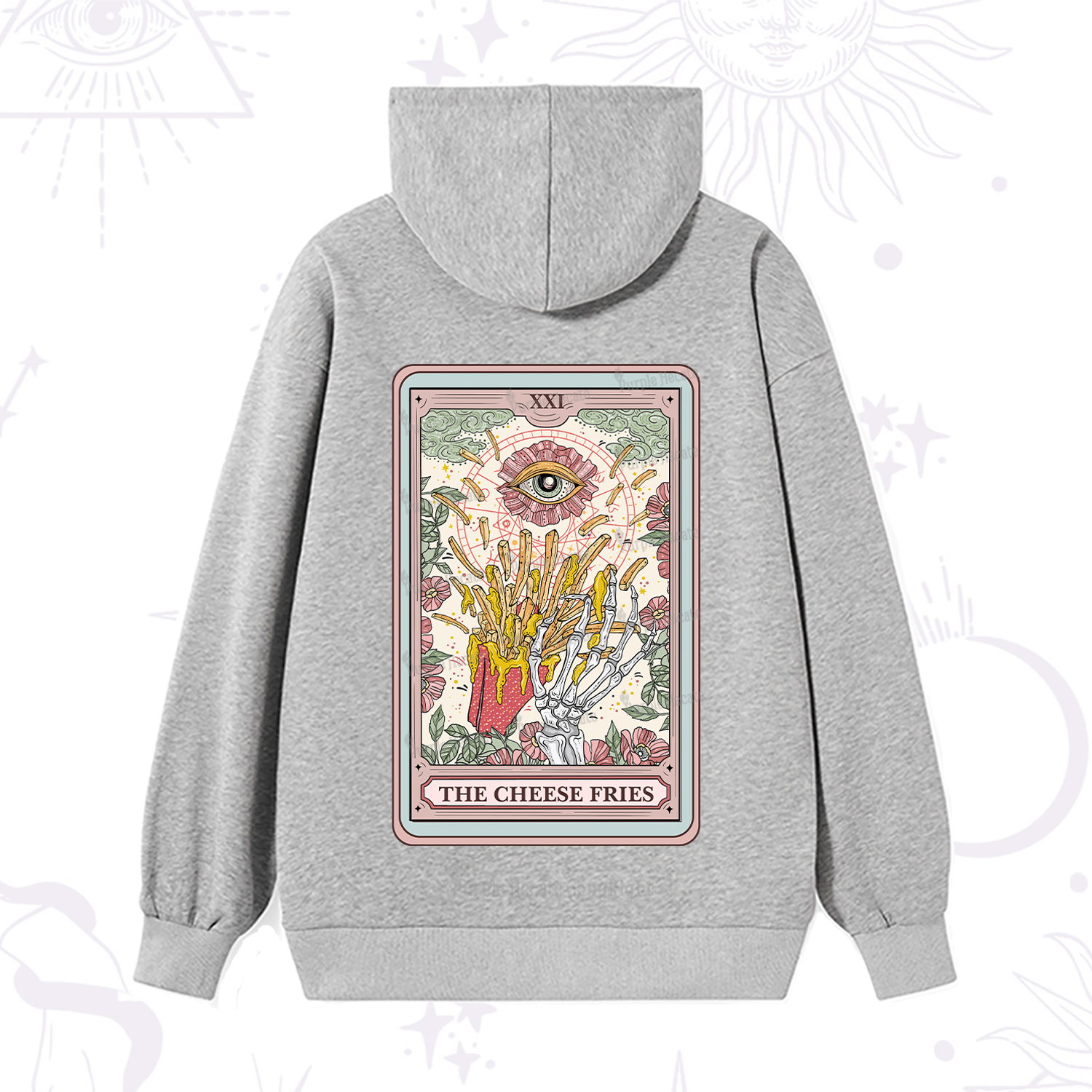Purplehecate The Cheese Fries Tarot Hoodie