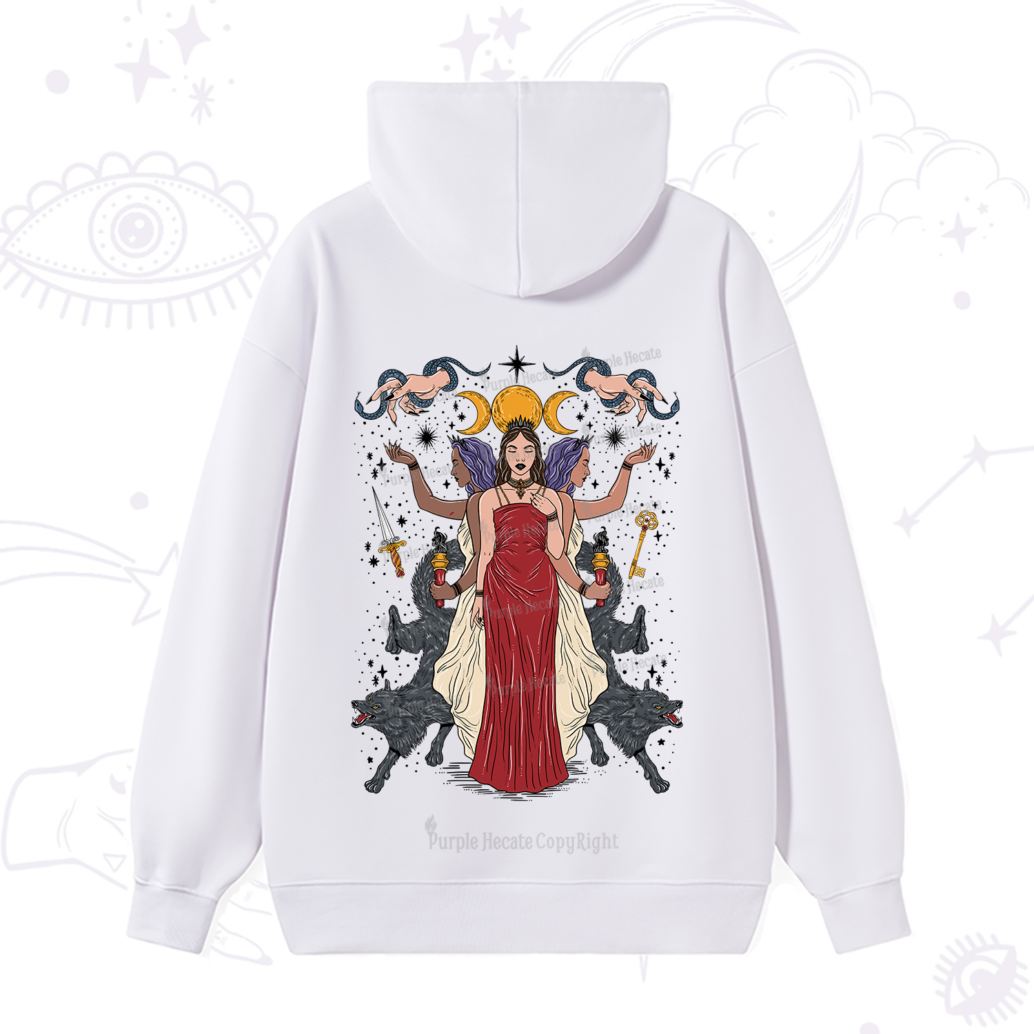 Purplehecate The Triple Goddess Hecate Hoodie