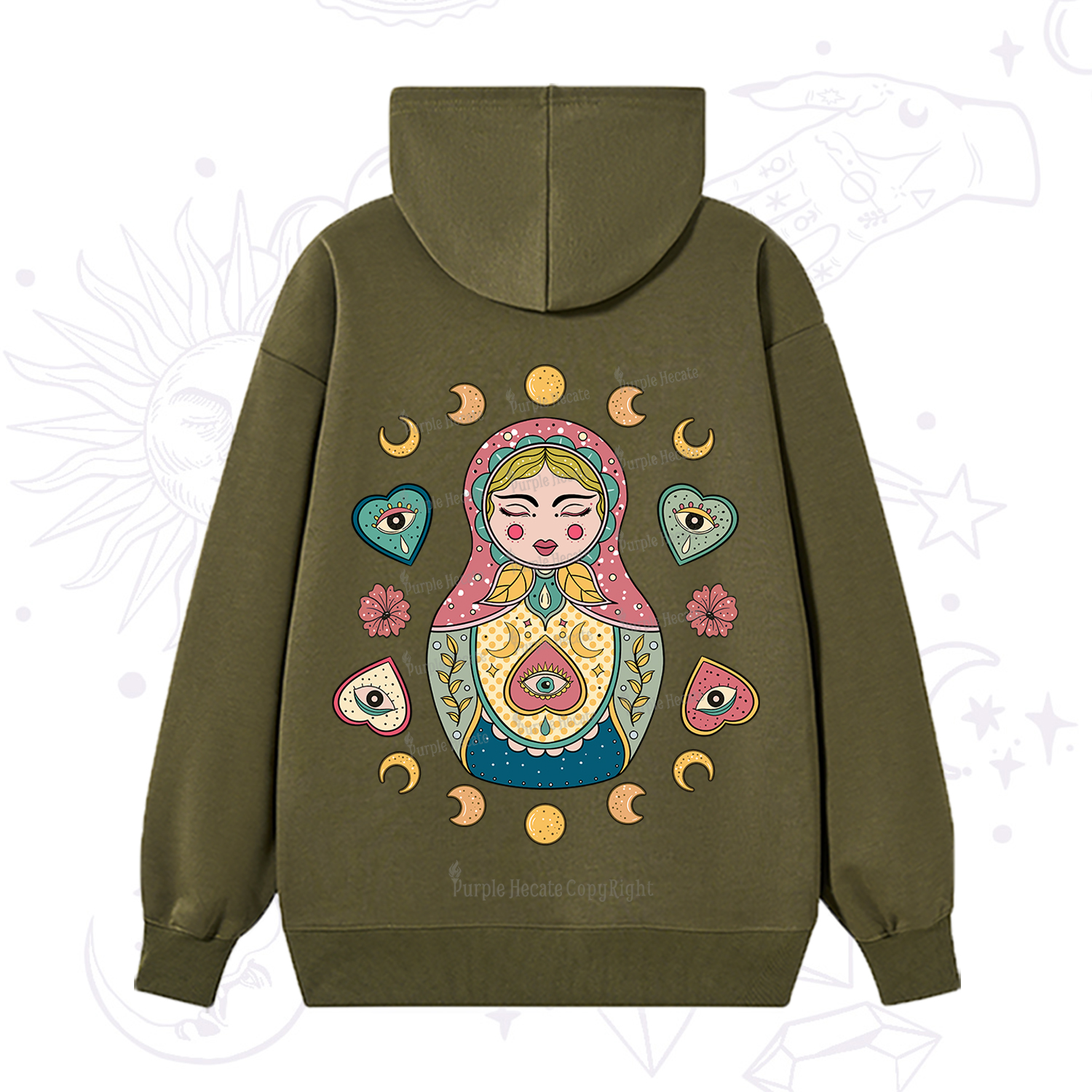 Purplehecate Nesting Doll Hoodie