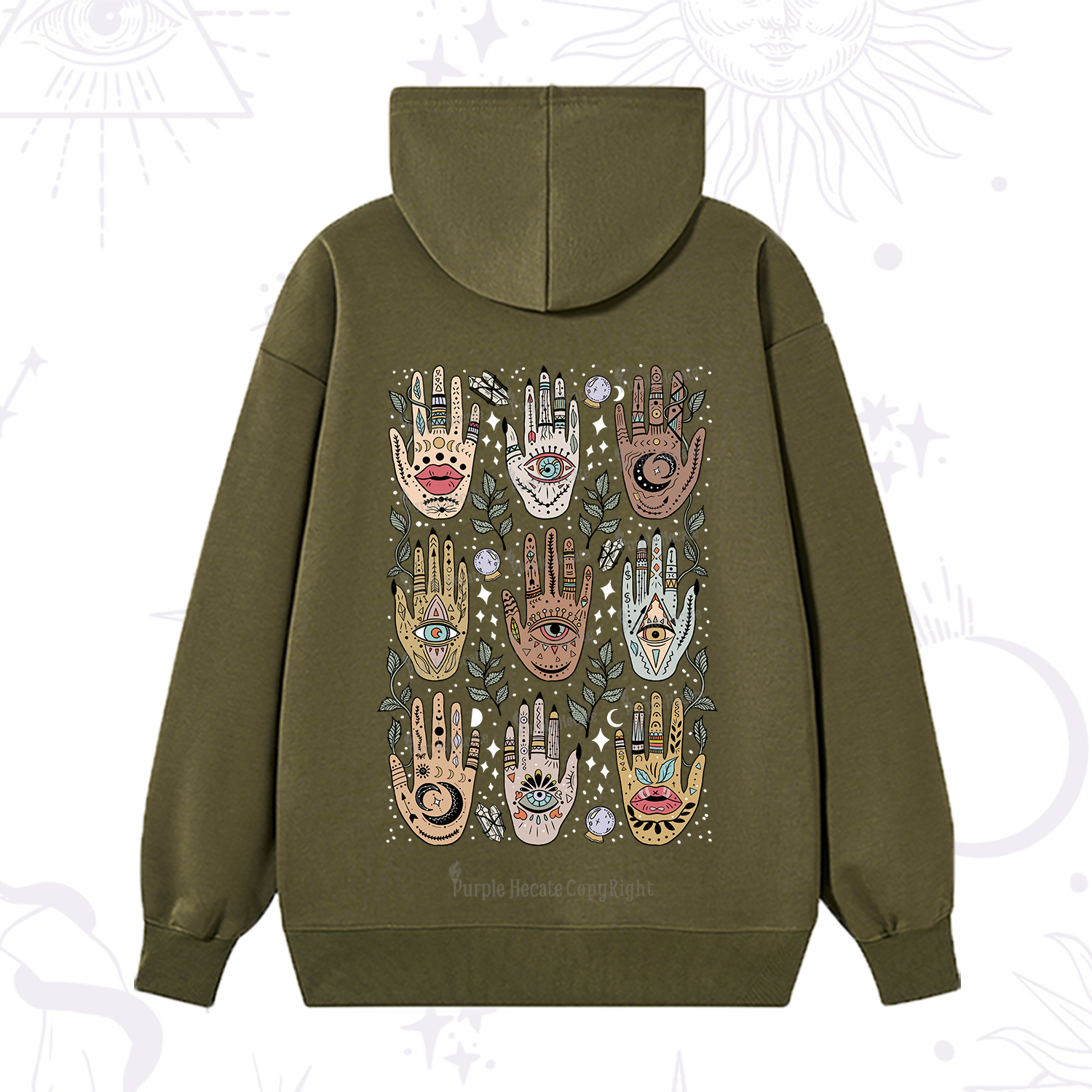 Purplehecate Helping Hands Hoodie