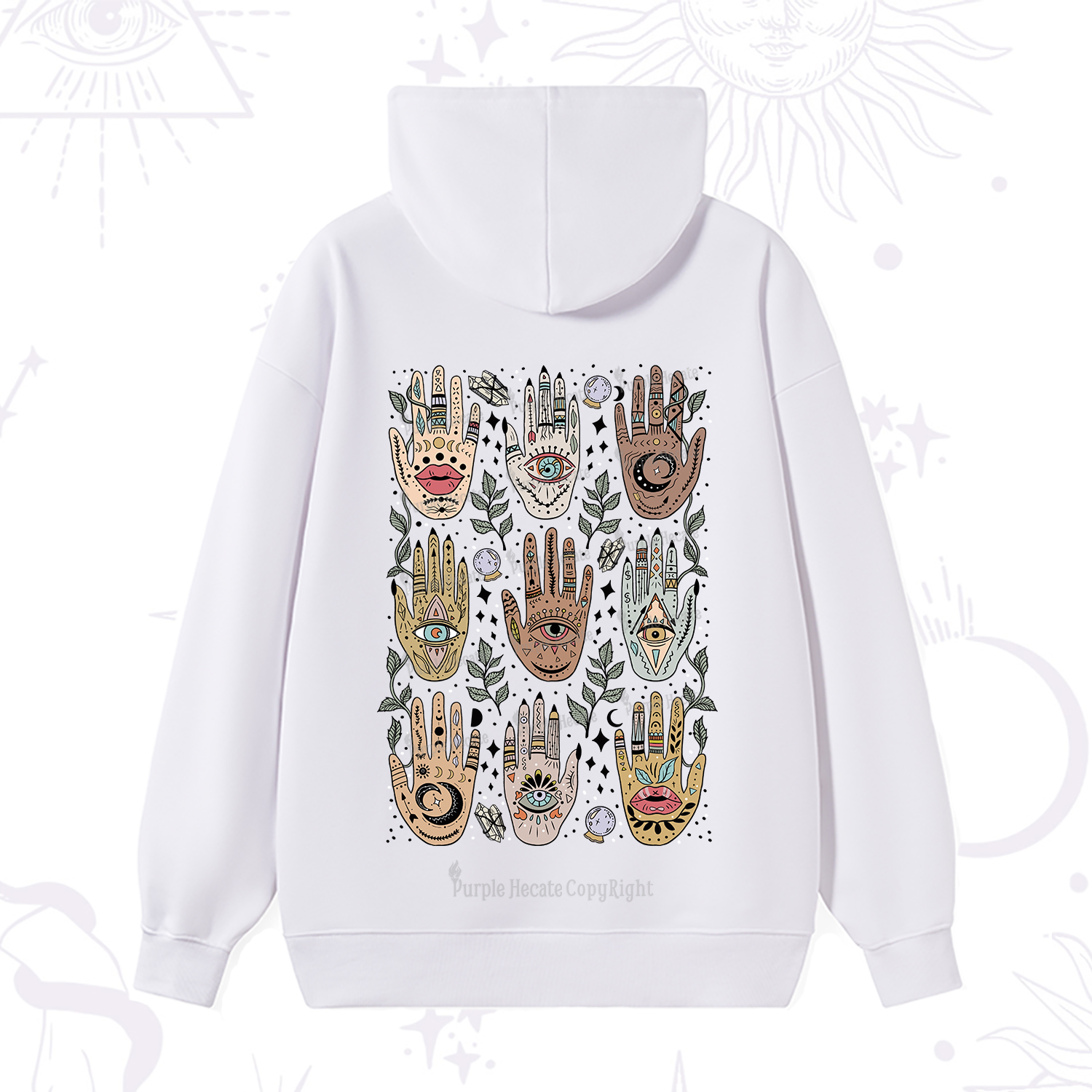 Purplehecate Helping Hands Hoodie