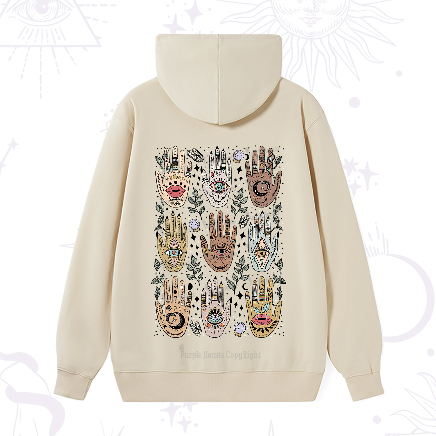 Purplehecate Helping Hands Hoodie