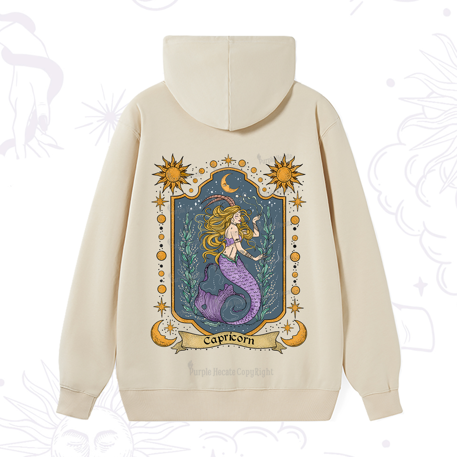 Purplehecate Capricorn Zodiac Hoodie
