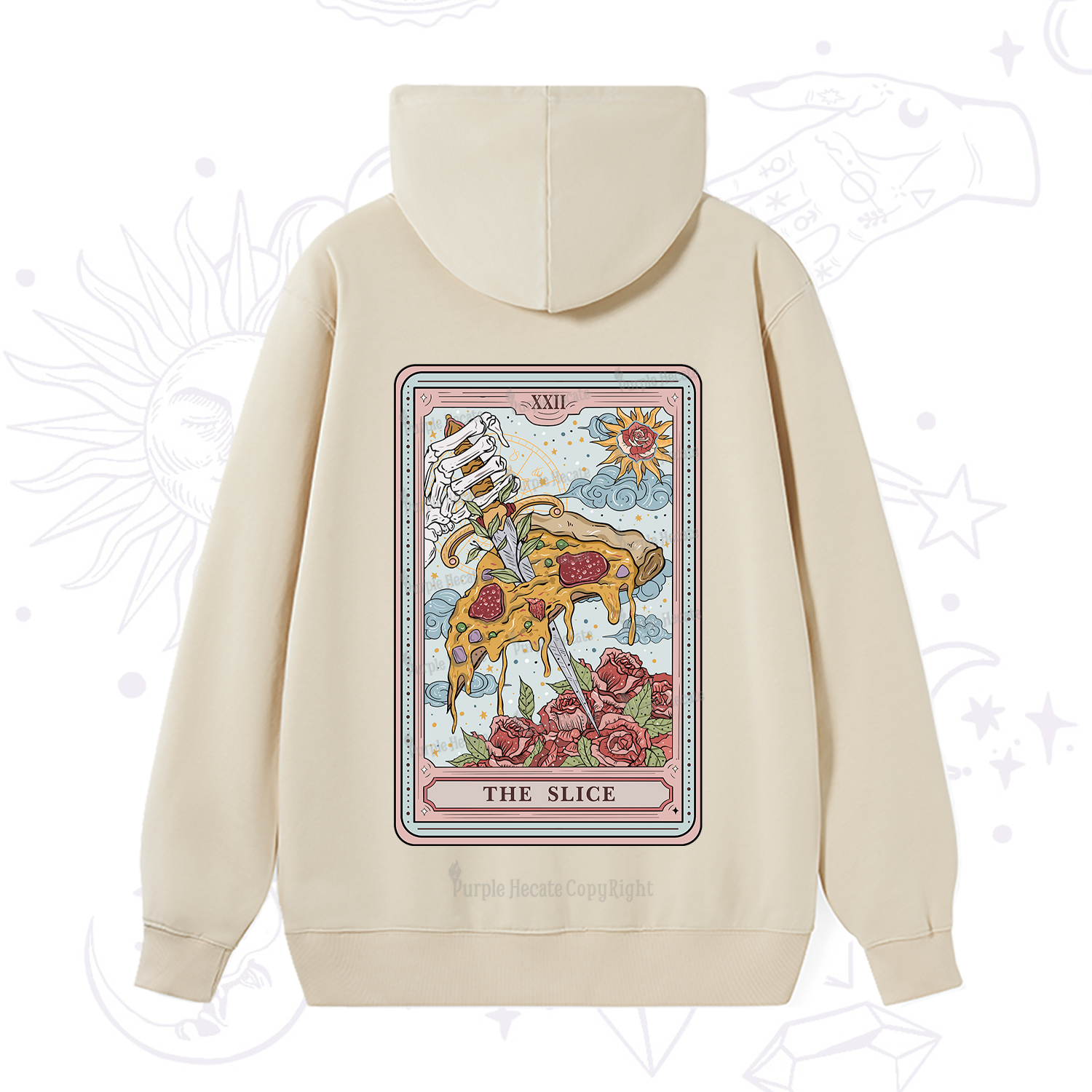 Purplehecate The Slice Tarot Hoodie