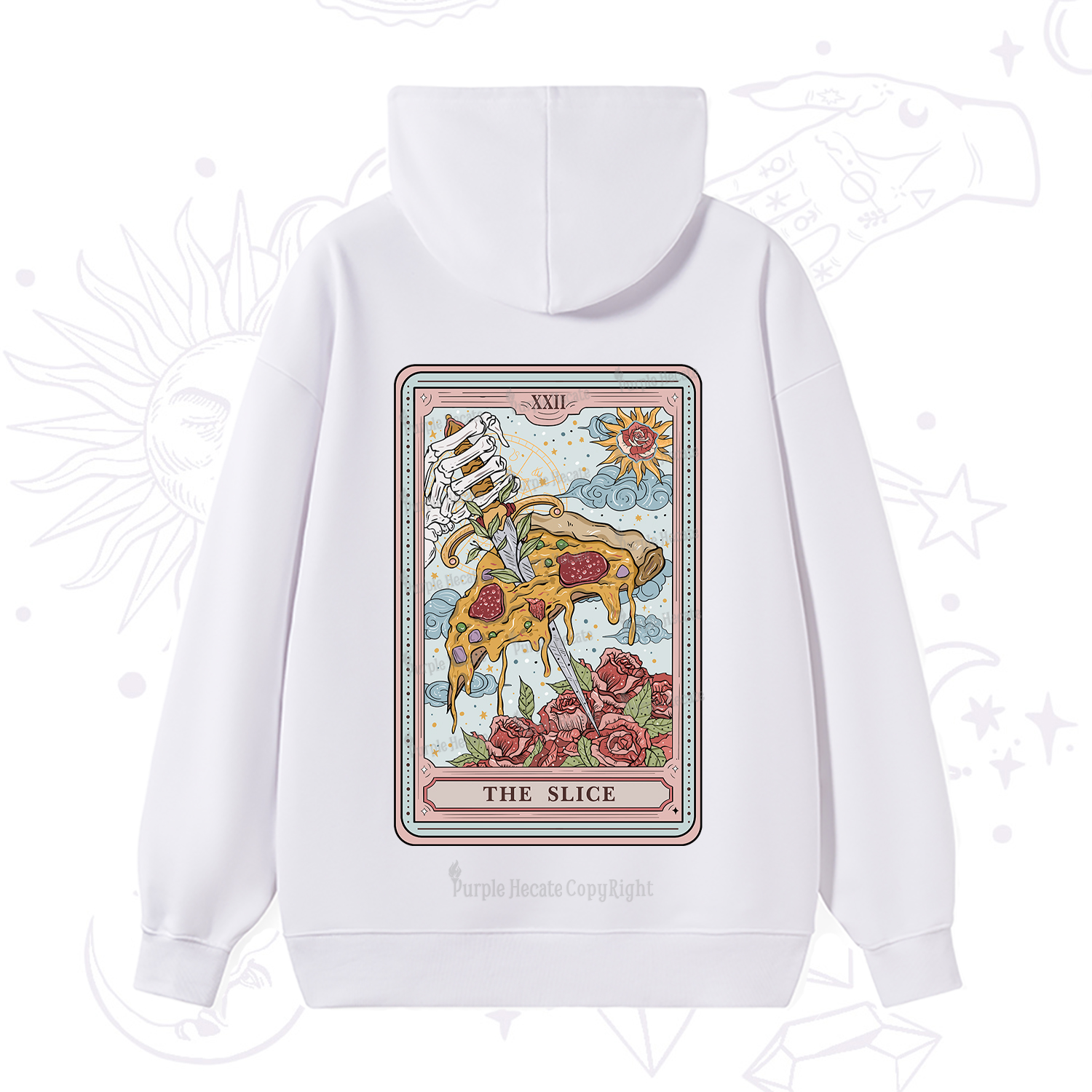 Purplehecate The Slice Tarot Hoodie